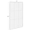 Azar Displays 24" x 48" One-Sided Pegboard Panel (CLEAR FROST ONLY) 700248-CLR - alternate 2